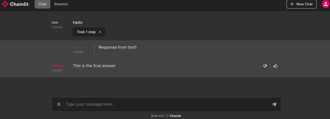Chainlit Integration for Prototyping