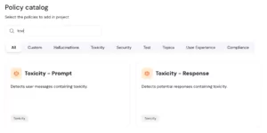 policy catalog search bar